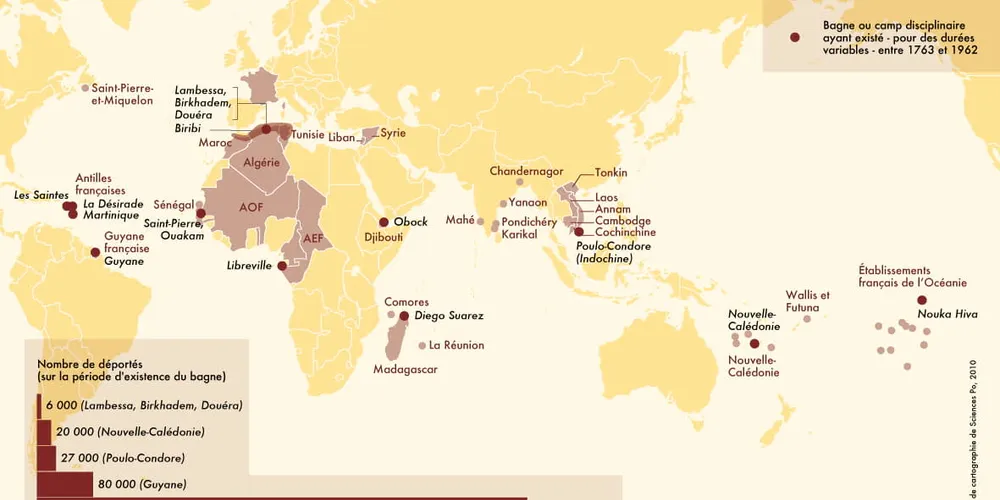 Couverture du projet « Les bagnes coloniaux »